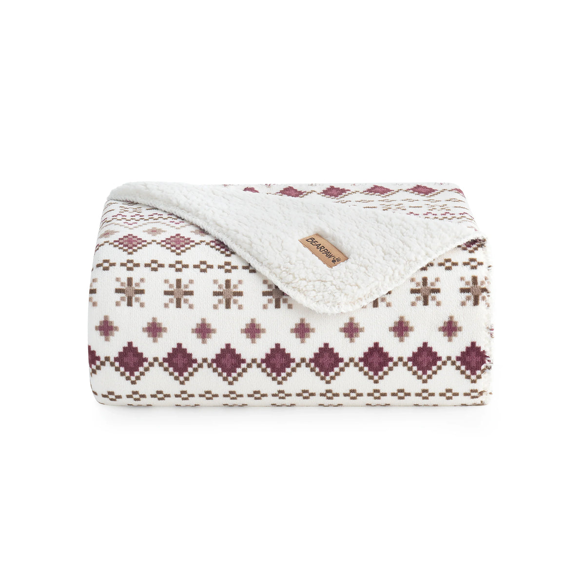 BADGER THROW FAIRISLE